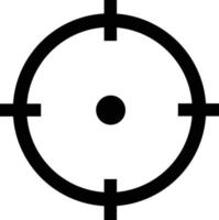 target icon. target sign. targeting target symbol. Pictograph of target. vector