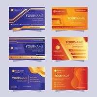 Business Card Collection vector