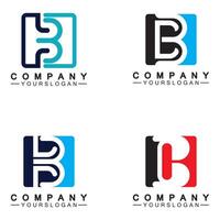 letter B logo vector, letter B business logo,Modern unique creative B logo design, Minimal B initial based vector icon.