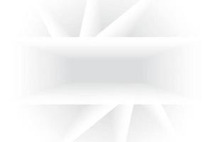 Abstract  white and gray color, modern design background with geometric shape. Vector illustration.