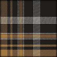 Plaid pattern vector with brown and white color . Texture for shirt, jacket, clothes, dresses and other textile design