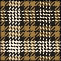 Plaid pattern in brown color. Vector graphic for scarf, blanket, throw, shirt other modern fashion textile design. Plaid pattern background.