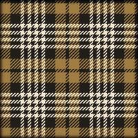 Plaid pattern in brown color. Vector graphic for scarf, blanket, throw, shirt other modern fashion textile design. Plaid pattern background.