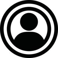 Customer support icon. membership line icon vector