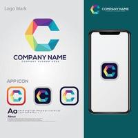 c logo, modern logo,minimal logo, c letter logo vector