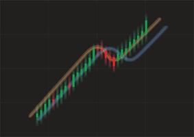 patrón de varios gráficos en el fondo vector