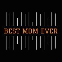 diseño de camiseta feliz día de la madre vector