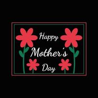 Mother's Day Tee Design vector