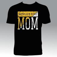Mom T Shirt Design vector