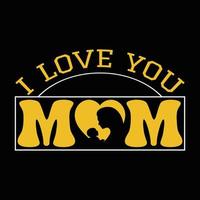 Happy Mother's Day T Shirt Design vector