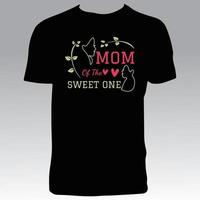 diseño de camiseta de mamá vector