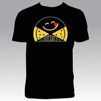 Pizza T Shirt Design vector