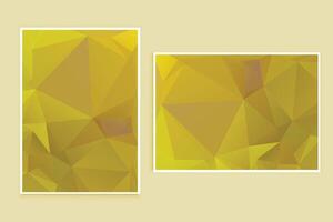 Low Poly Background Poster Banner Design vector