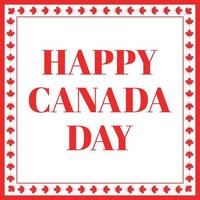 Canada Day Frame Design free vector