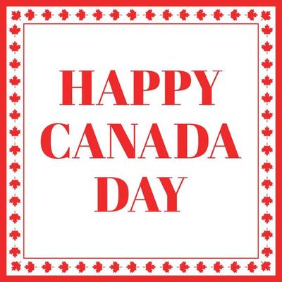 Canada Day Frame Design free