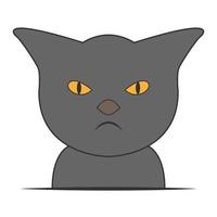 angry cat emoji icon logo and smile 8564737 Vector Art at Vecteezy