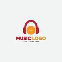 Free Music and sound logo design vector