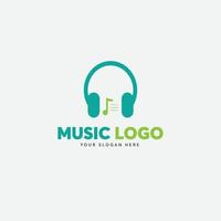 Free Music and sound logo design vector