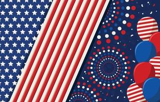 USA 4th Of July Background vector