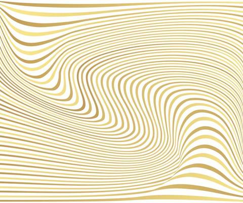 Line wave golden background