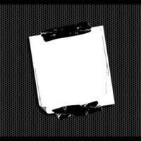 a setlist taped to a foldback monitor, Design element for logo, poster, card, banner, emblem, t shirt. Vector illustration