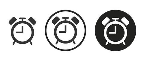 Alarm clock icon . web icon set .vector illustration vector