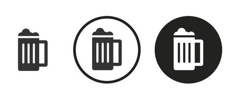 icono de cerveza. conjunto de iconos web .ilustración vectorial vector