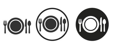 Cutlery icon . web icon set .vector illustration vector