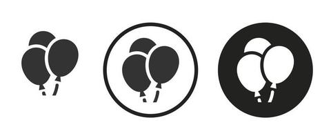 Balloon icon . web icon set .vector illustration vector