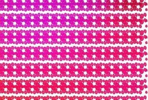 Light Purple, Pink vector pattern with curved circles.