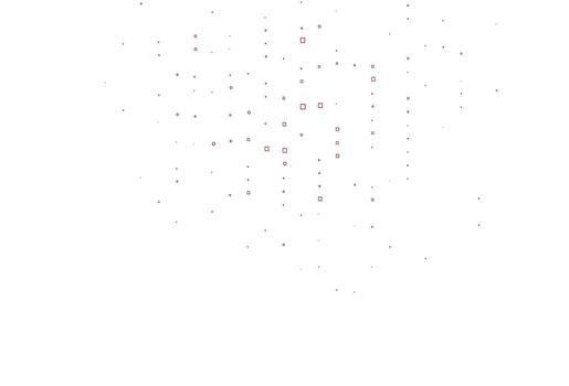 Light Red vector pattern with crystals, rectangles.