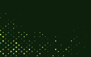 Light Blue, Yellow vector background with bubbles.