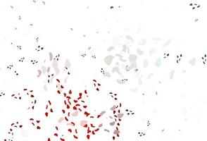 Light red vector backdrop with abstract shapes.