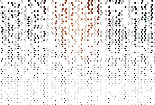 Light Red vector background with bubbles.