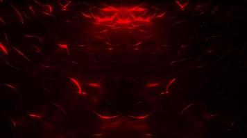 abstraktes Glühen grunge roter dynamischer Höhlenhintergrund video