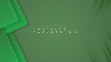 Abstract green overlap background, overlap green layer on green dark space background for text and message. vector illustration