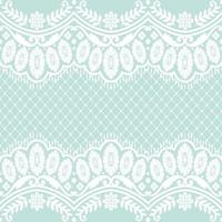 Lace seamless pattern with flowers vector