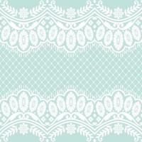 Lace seamless pattern with flowers vector