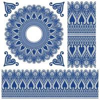 Vector Lace Pattern Frame Set