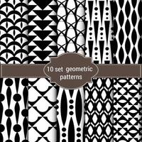 Set of Geometric  patterns. vector