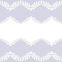 Lace seamless pattern with flowers vector