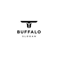 Buffalo logo icon design template vector