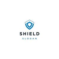 Abstract shield logo icon design template vector