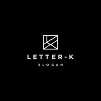 plantilla de diseño de icono de logotipo de letra k vector