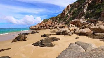 spiagge panoramiche, playas e hotel di cabo san lucas, los cabos, nella zona degli hotel, zona hotelera video