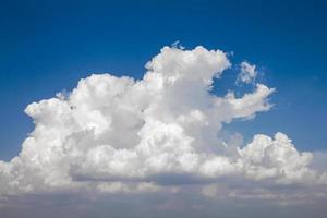 Blue sky and white clouds photo