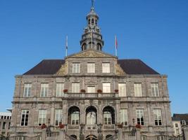 Maastricht and Kessel at the river Maas photo