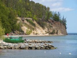 the baltic sea near gdansk in poland photo