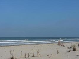 The beach of Juist island in germany photo