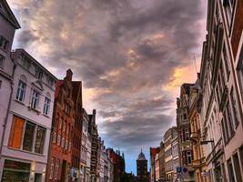 Luebeck city at the baltic sea photo